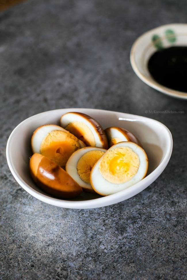 Korean Style Braised Eggs | MyKoreanKitchen.com