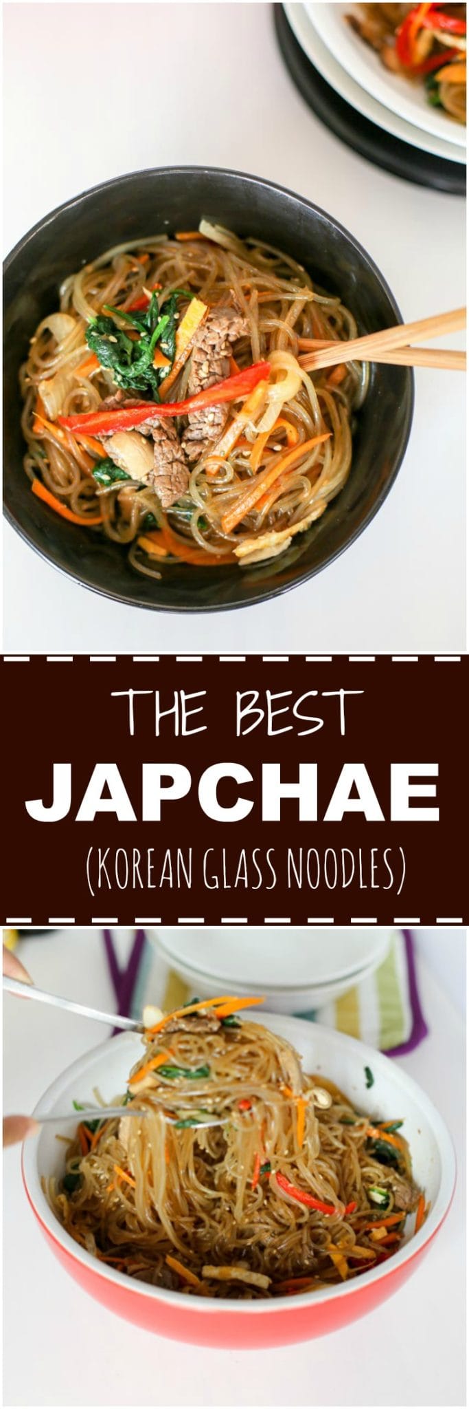 Japchae Korean Glass Noodle Stir Fry My Korean Kitchen