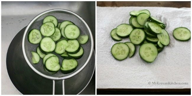 Korean Spicy Cucumber Salad | MyKoreanKitchen.com
