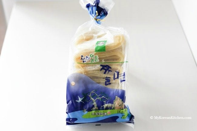 Ingredients description: Korean chewy noodles (Jjolmyeon) | Food24h.com