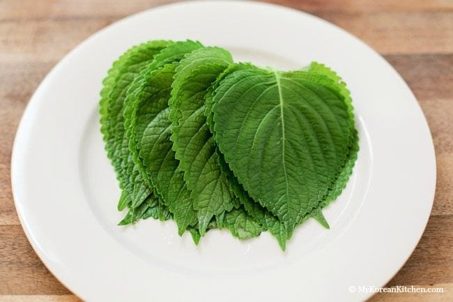 Korean Perilla Leaves My Korean Kitchen