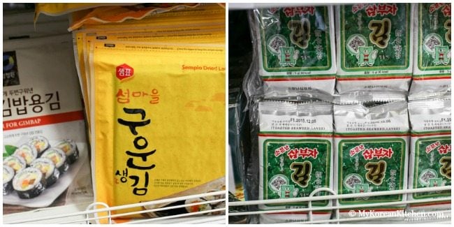 Essential Korean Cooking Ingredients: Korean seaweed | Food24h.com
