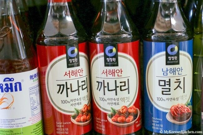 Essential Korean Cooking Ingredients: Korean fish sauce | MyKoreanKitchen.com
