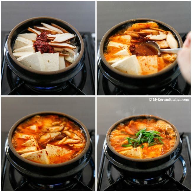 How to make kimchi soup?