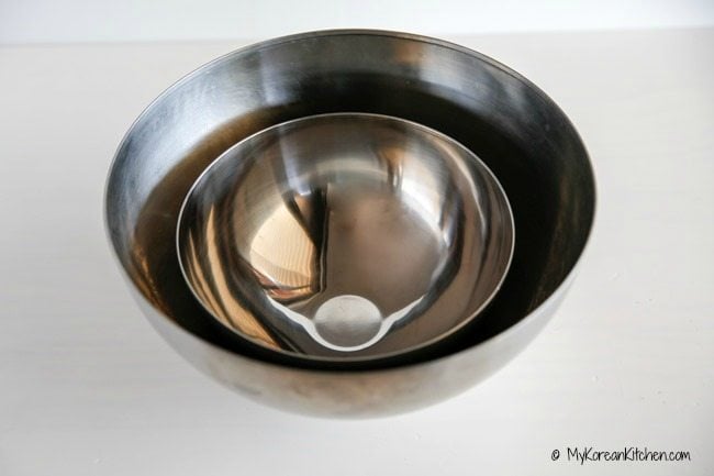 My Korean Kitchen Essential Tools - IKEA Blanda Blank Serving Bowl | MyKoreanKitchen.com