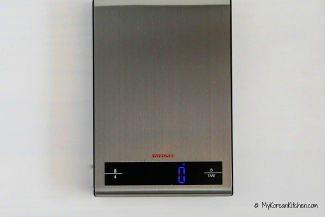 My Korean Kitchen Essential Tools - Soehnle Attraction Professional Kitchen Scale | MyKoreanKitchen.com