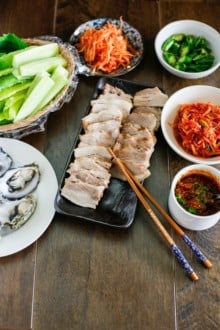 Bossam (Korean Pork Lettuce Wraps)