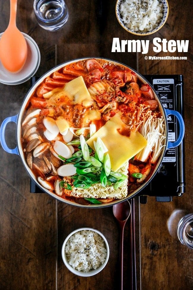 Korean-inspired chicken hotpot recipe