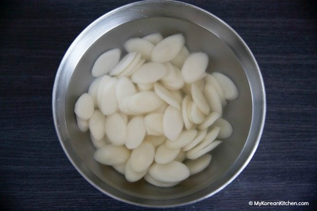 Korean rice cakes for soup