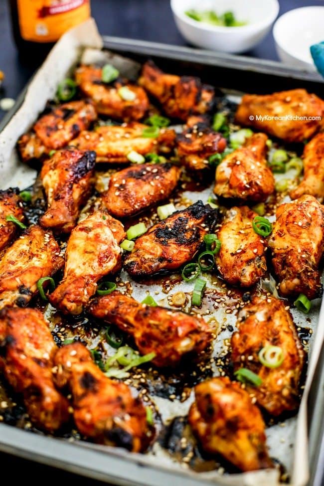 Baked Korean Chicken Wings