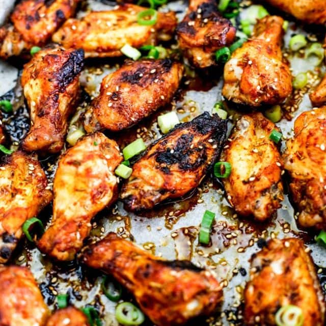 Baked Korean Chicken Wings