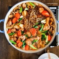 How to make Jjimdak - a popular Korean braised chicken | Food24h.com