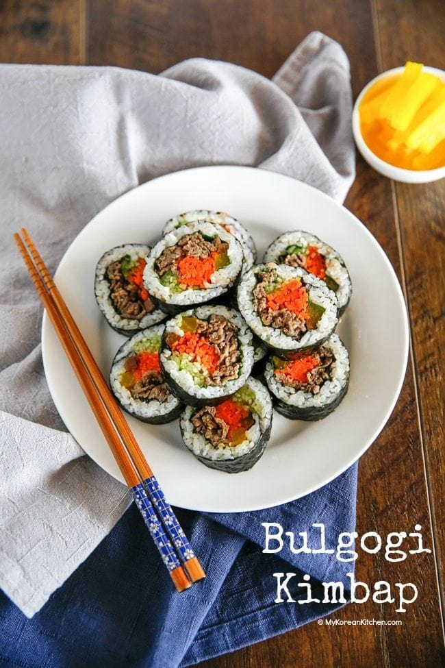 Bulgogi Kimbap (Bulgogi Seaweed Rice Rolls) | Food24h.com