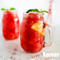 How to Make Korean Watermelon Punch. It's light, refreshing and will quench your thirst! | Food24h.com
