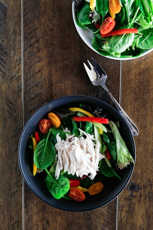 Korean Shredded Chicken Salad | MyKoreanKitchen.com