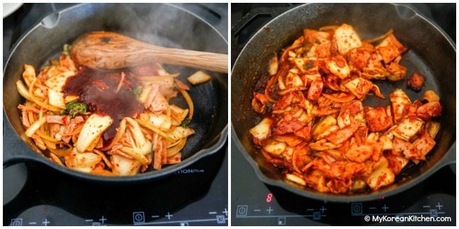 Kimchi Udon Noodle Stir Fry - Cooking Kimchi