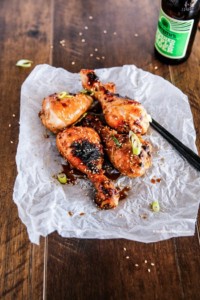 Sticky Honey Soy Chicken Drumsticks - My Korean Kitchen