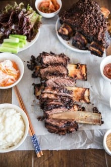 Oven Baked Korean BBQ Beef Ribs
