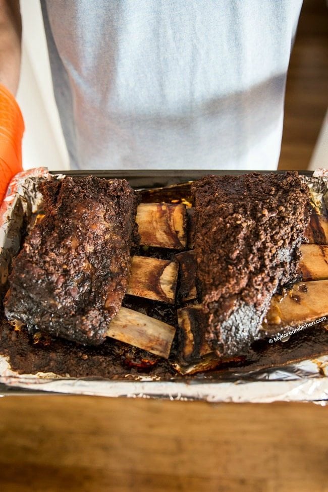 How to Make Korean BBQ Beef Ribs in the Oven | MyKoreanKitchen.com