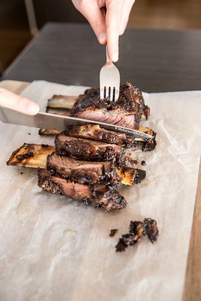 Carving Oven Baked Korean BBQ Beef Ribs | Food24h.com