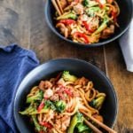 Easy Chicken and Broccoli Noodle Stir Fry Recipe | MyKoreanKitchen.com