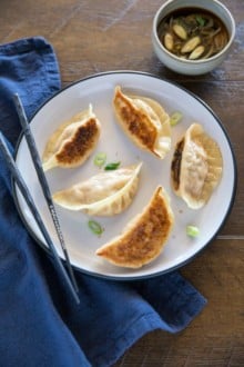 Kimchi Mandu (Kimchi Dumplings) Recipe | MyKoreanKitchen.com