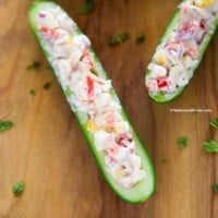 Cucumber Boats Appetizer | MyKoreanKitchen.com