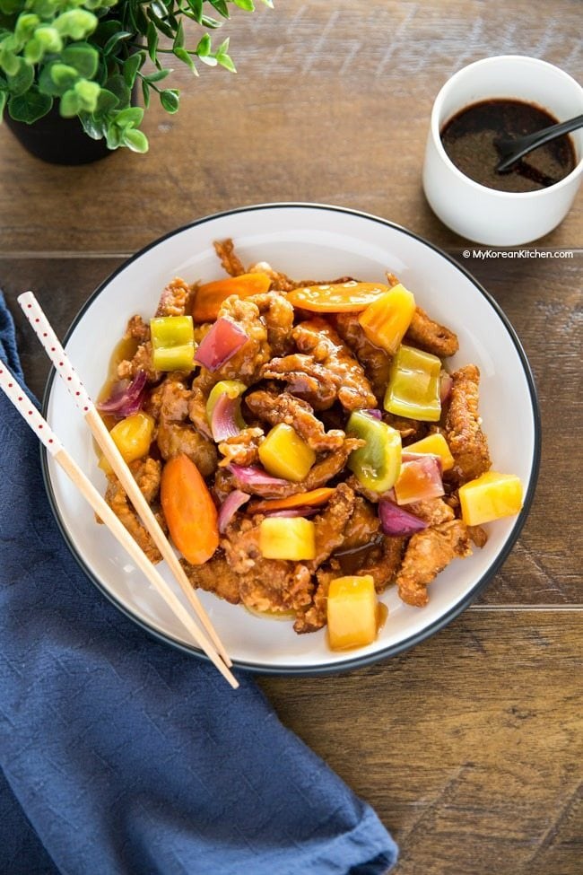 Tangsuyuk (Korean Sweet and Sour Pork) | Food24h.com