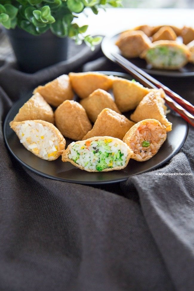 How to Make Korean Yubuchobap (Inari Sushi) | Food24h.com