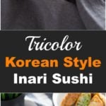 Korean Style Inari Sushi (Sushi Stuffed in Fried Bean Curd Pockets) | MyKoreanKitchen.com