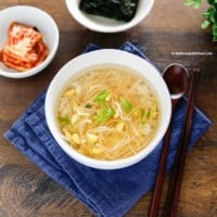 Bean Sprout Soup with Rice (Kongnamul Gukbap) | MyKoreanKitchen.com