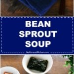 How to make Korean bean sprout soup. It's a popular hangover soup! | MyKoreanKitchen.com