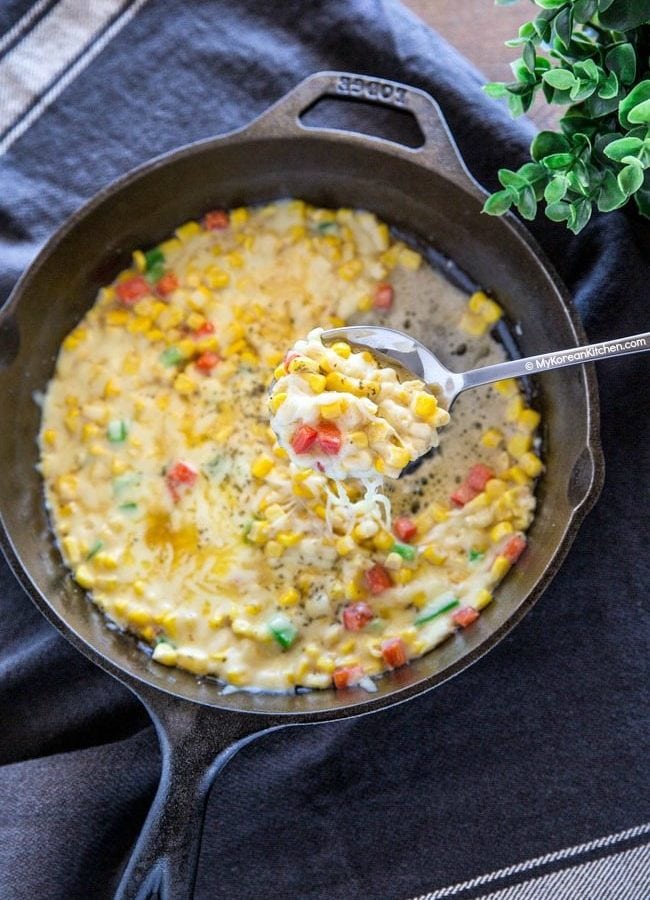 Korean Corn Cheese Recipe | MyKoreanKitchen.com