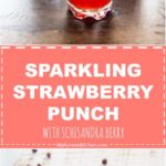 Exotic Sparkling Strawberry Punch with Schisandra Berry | MyKoreanKitchen.com