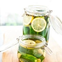 Cucumber Pickles with Lemon | MyKoreanKitchen.com