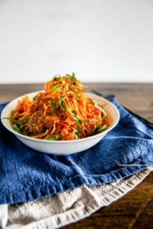 Spicy Korean Coleslaw | MyKoreanKitchen.com