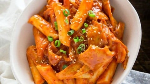 Tteokbokki, Spice Rice Cake Recipe | MyKoreanKitchen.com