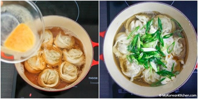 How to make Korean dumpling soup