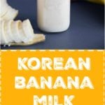 How to Make Korean Banana Milk. It's super easy and takes less than one minute! | MyKoreanKitchen.com