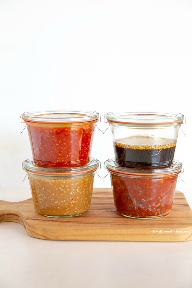 Bibimbap sauce, 4 ways