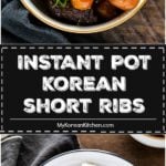 Instant Pot Korean Short Ribs