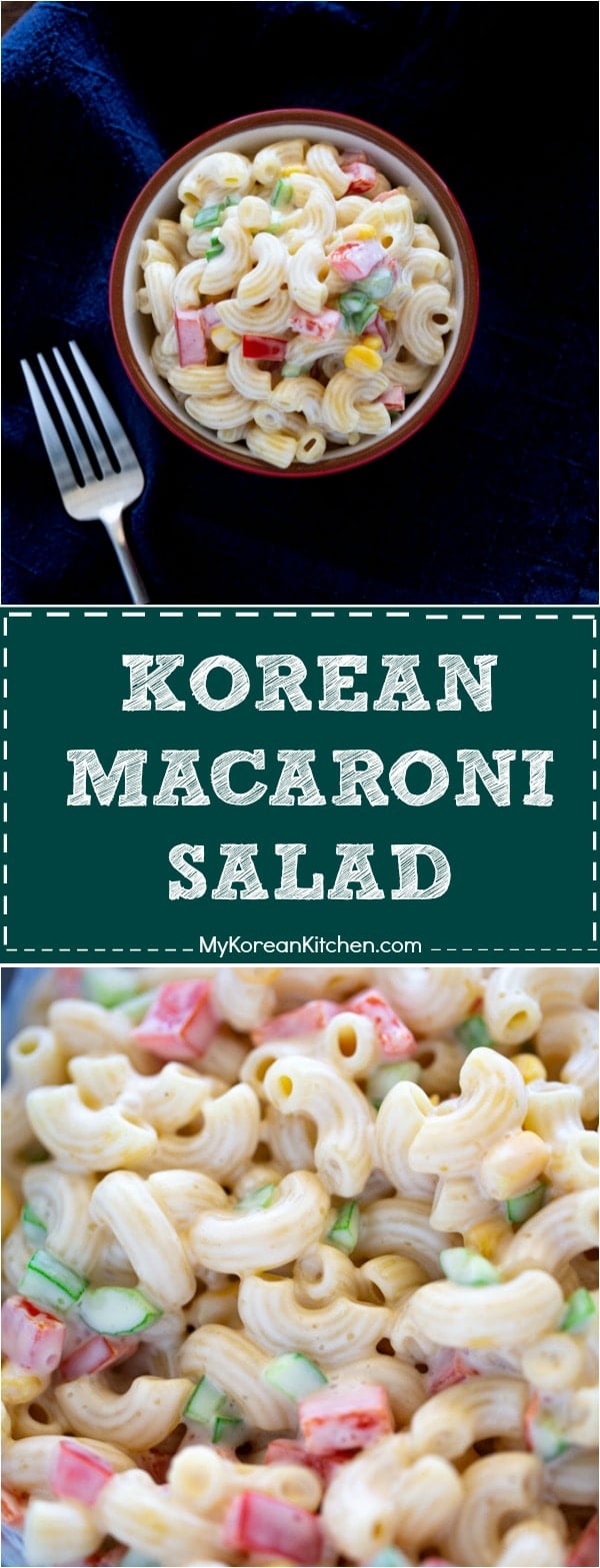 Korean Macaroni Salad My Korean Kitchen
