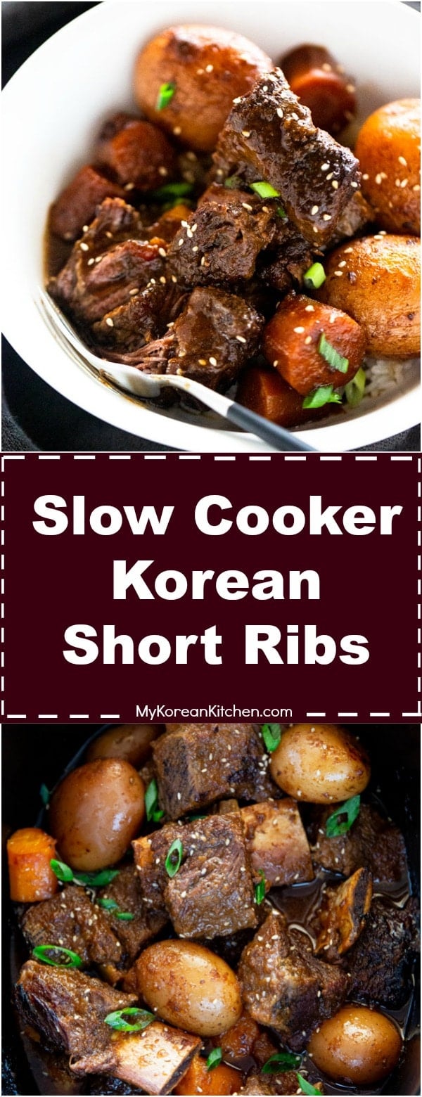 Slow Cooker Korean Short Ribs - My Korean Kitchen