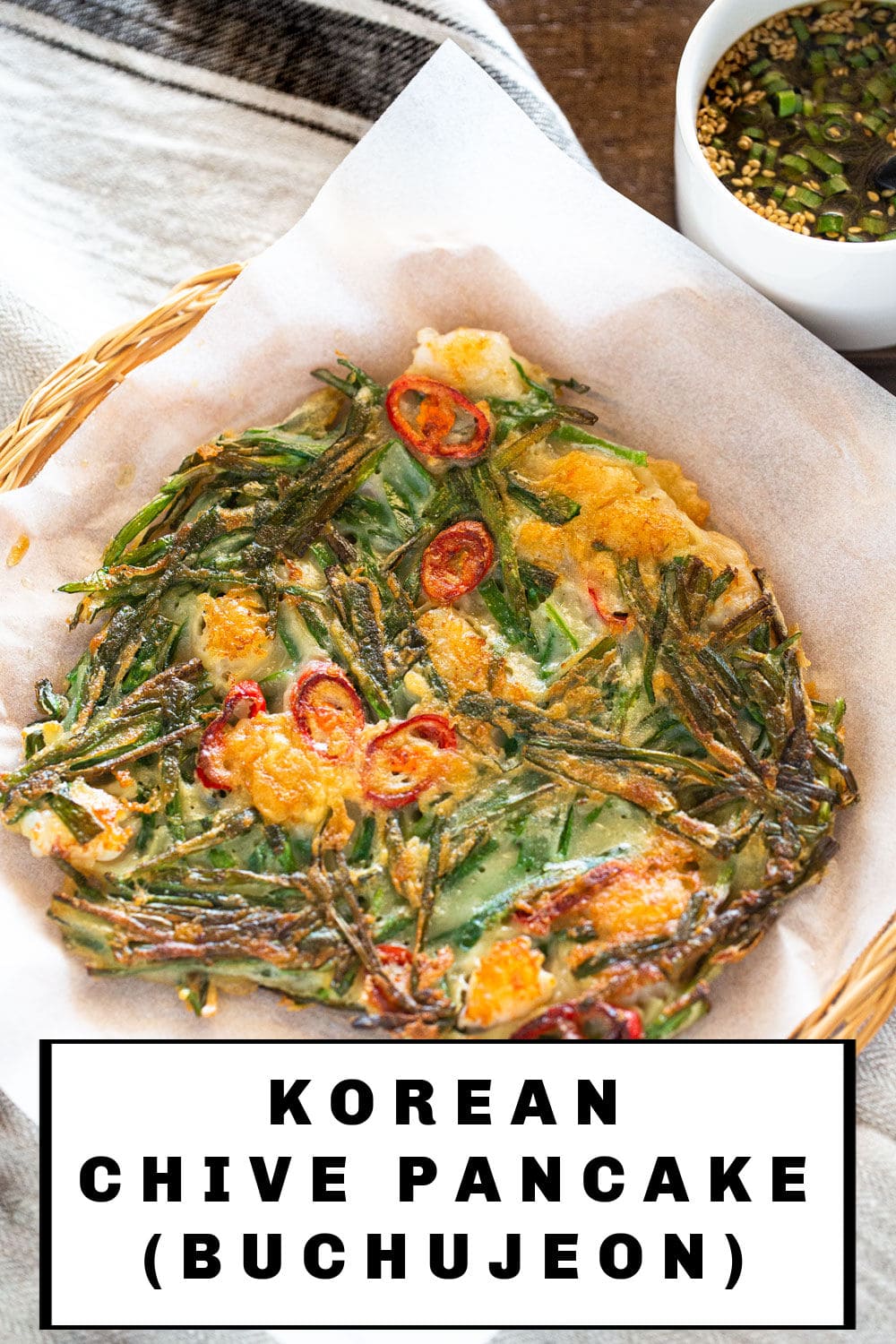 Korean Chive Pancake (Buchujeon) My Korean Kitchen