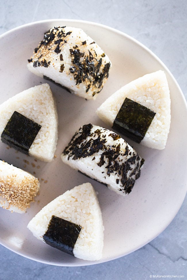 Triangle Kimbap Samgak Kimbap My Korean Kitchen