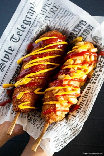 Korean Corn Dog My Korean Kitchen 1. Korean Corn Dog 394x591