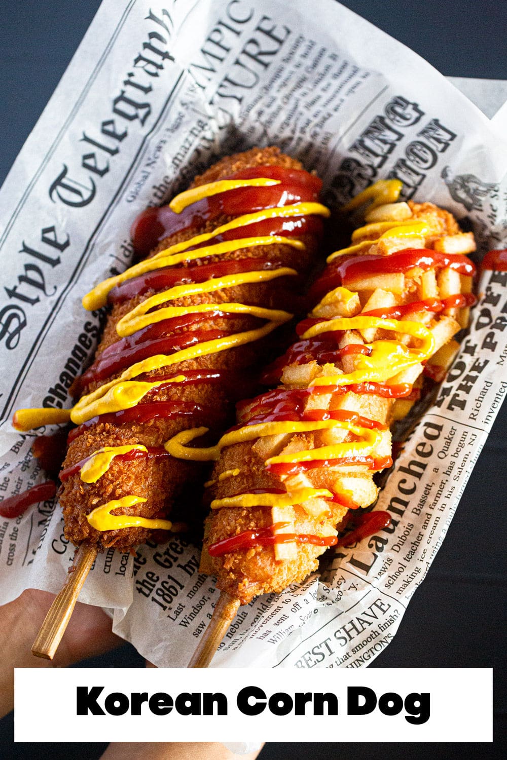 Korean Corn Dog - My Korean Kitchen